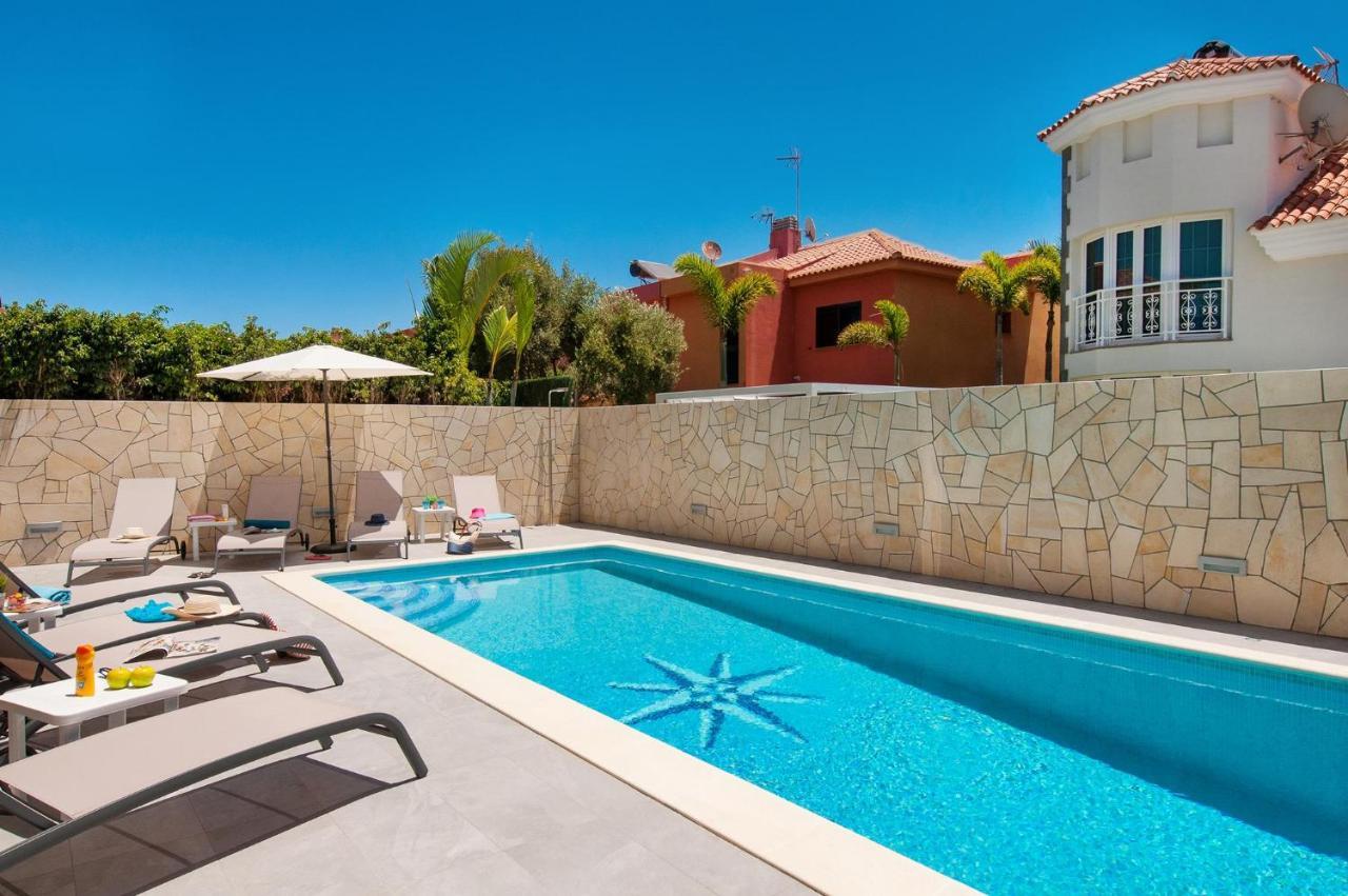 Curie With Pool By Villagrancanaria Maspalomas  Esterno foto